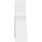 Ekena Millwork Archdale Architectural Grade PVC Gable Bracket, 48"W x 22"H x 6"D x 6"F, 11/12 Pitch GBP048X22X0606ARC00 - alternate 5
